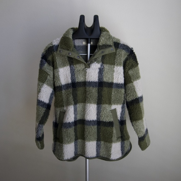 Madewell Fleece Half Zip Pull Over - Picture 1 of 9